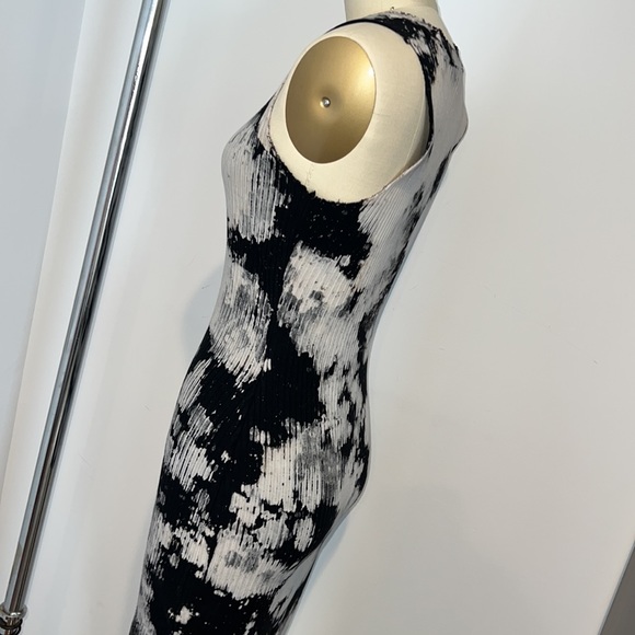 Cotton Citizen Black and Grey Tie Dye IBIZA TANK DRESS - Picture 7 of 16